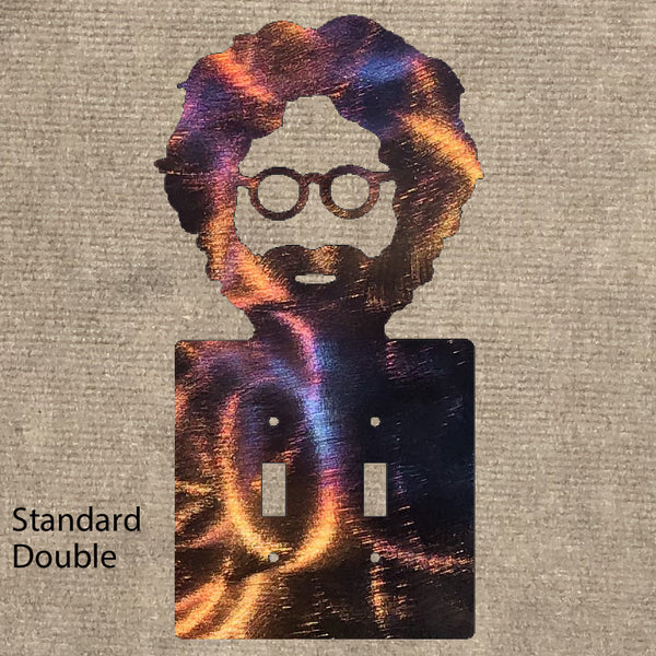 Jerry Garcia / Grateful Dead Light Switch Cover Metal Art