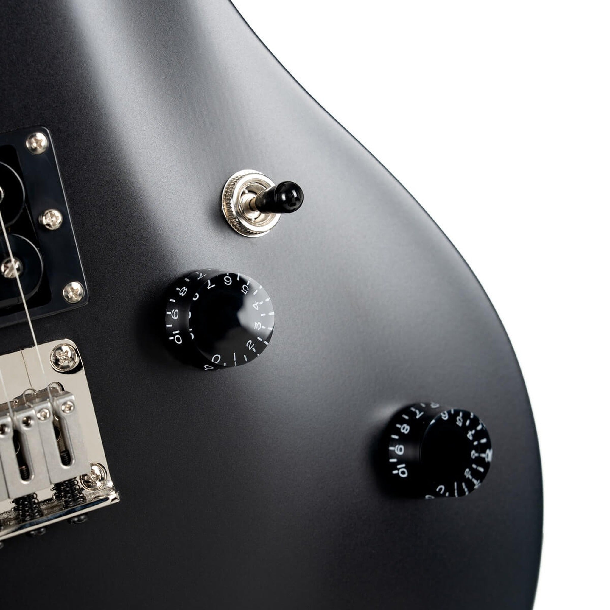 Cort M200 Electric Guitar in Black Matte, photo 6
