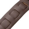 Levy's M26PD 3" Top-Grain Leather Guitar Strap – Brown/Cream
