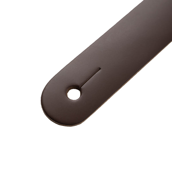 Levy's M26PD 3" Top-Grain Leather Guitar Strap – Brown/Cream