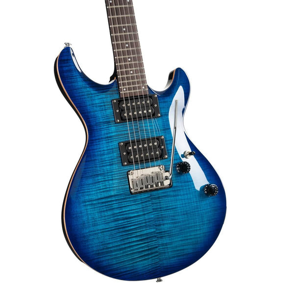 Cort M600T Electric Guitar with Tremolo in Blue Burst, photo 3