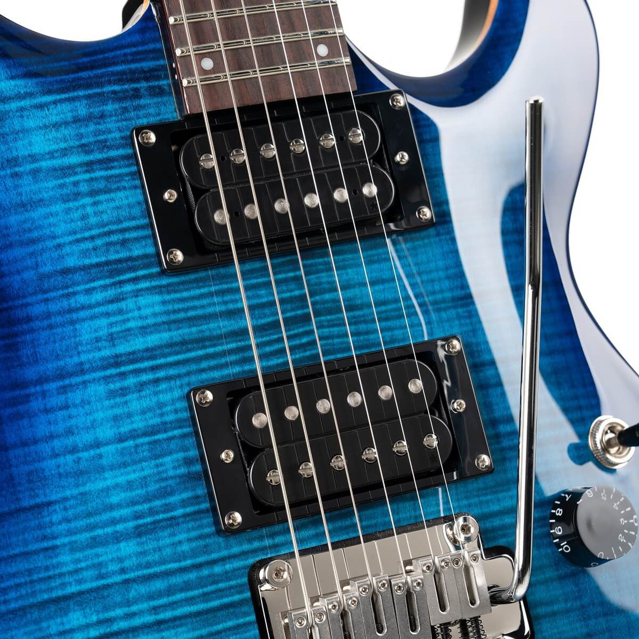 Cort M600T Electric Guitar with Tremolo in Blue Burst, photo 7