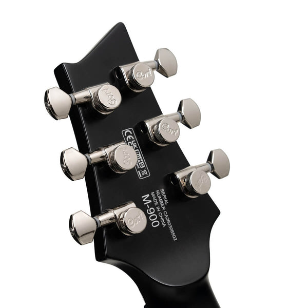 Cort M900 Semi-Hollow Electric Guitar with Piezo in Flaming Burst, photo 11