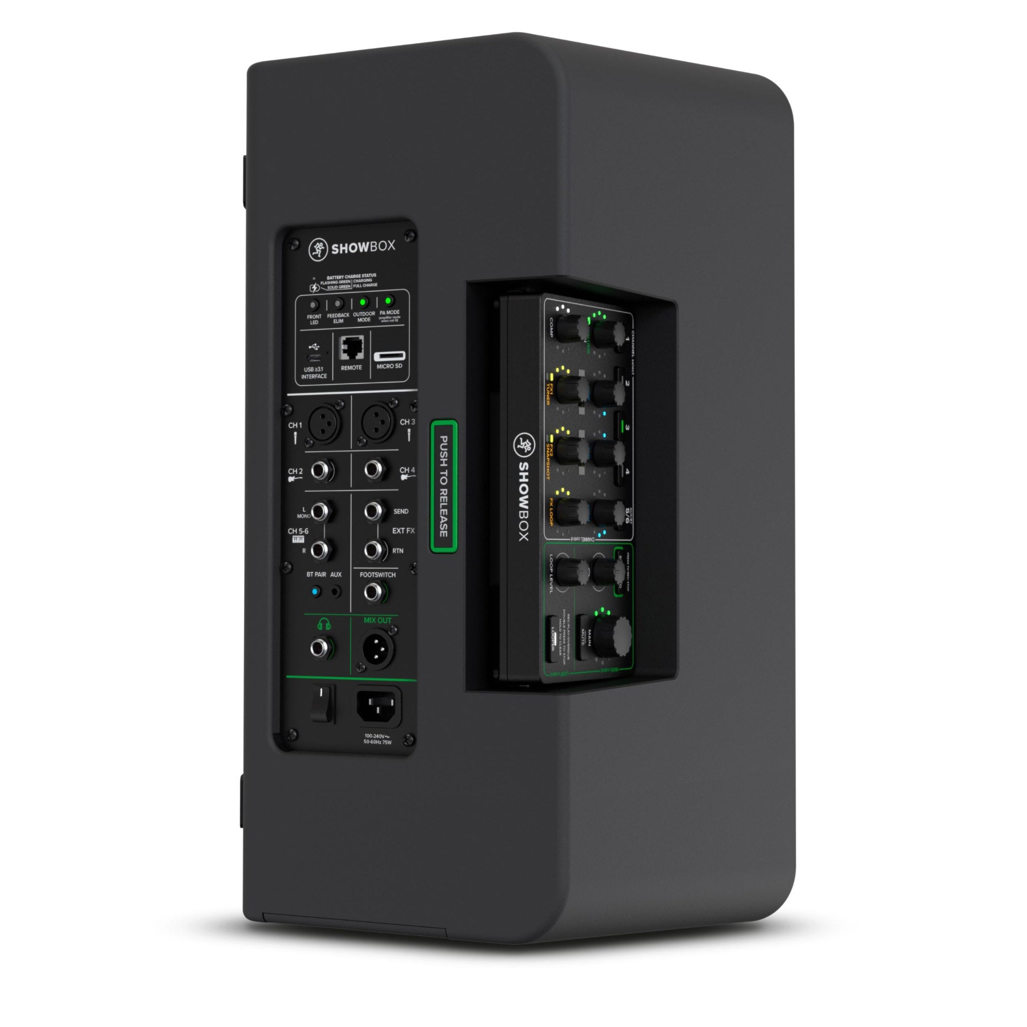 Mackie SHOWBOX All-In-One Battery Powered Performance Rig Item ID: SHOWBOX-U