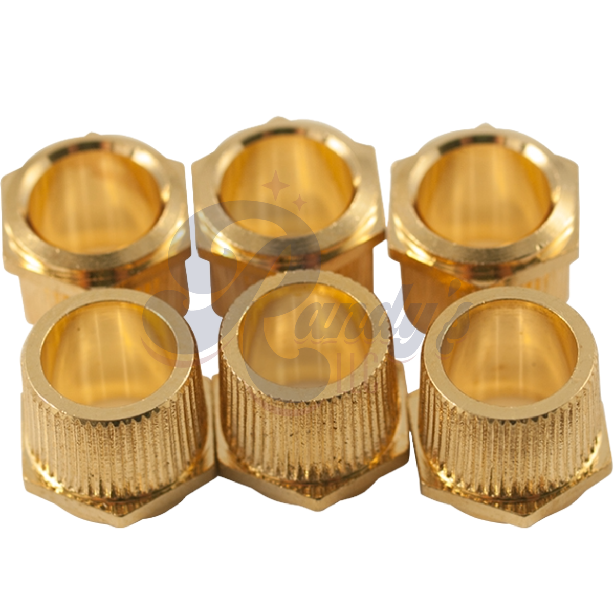 Kluson Replacement Tuner Hex Bushings for Deluxe & Supreme Series (6-Pack) - Fits Gibson®