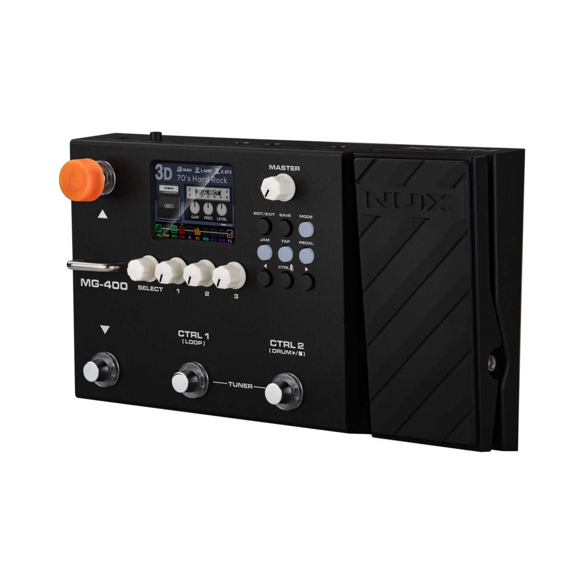 NUX MG-400 with QuickTone editor workflow for presets and IRs