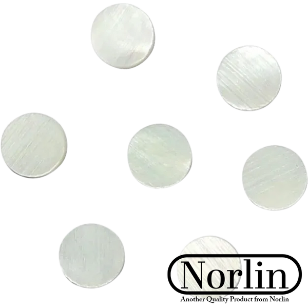 Mother of Pearl Side Position Dots & Inlays for Guitar (10-Pack)