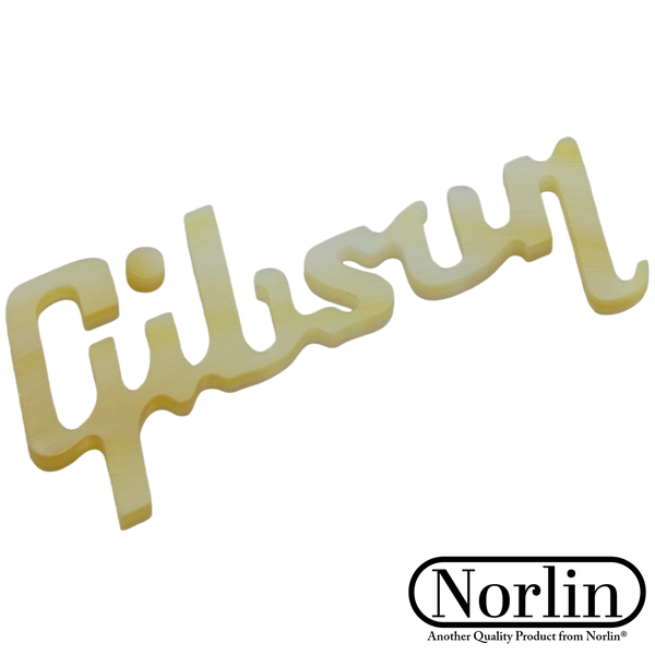 Mother of Pearl Replacement Headstock Logo Inlay for Gibson® Guitars