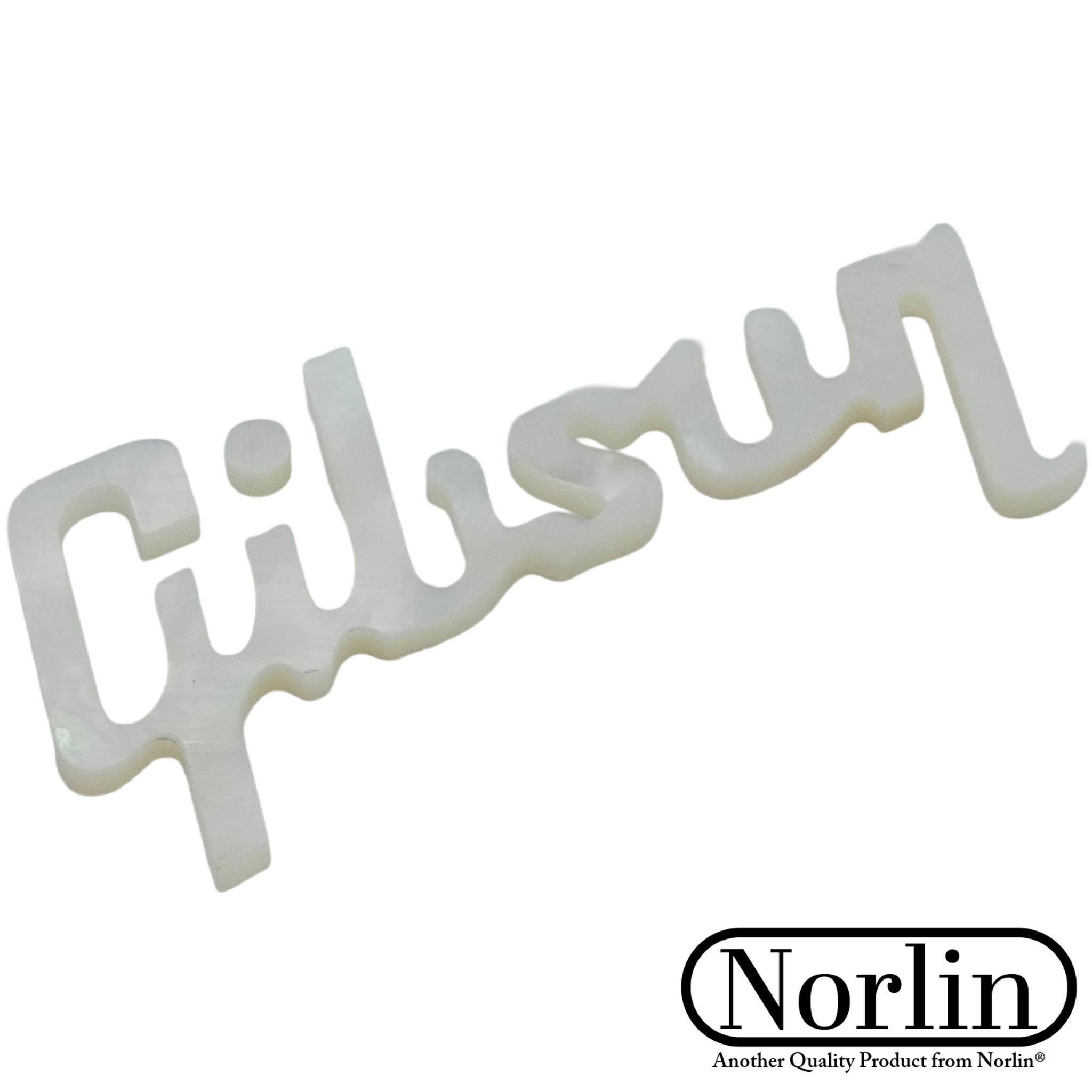 Mother of Pearl Replacement Headstock Logo Inlay for Gibson® Guitars