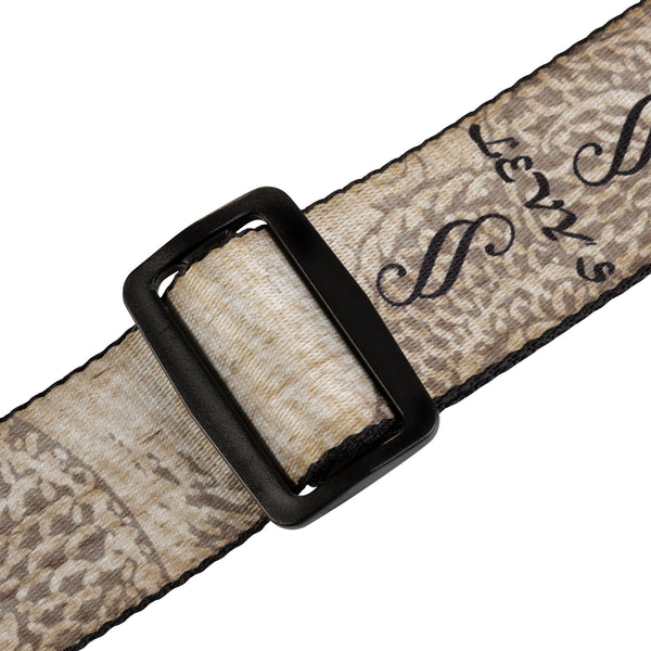 Levy's 2" Polyester Guitar Strap – Japanese Kanji Print