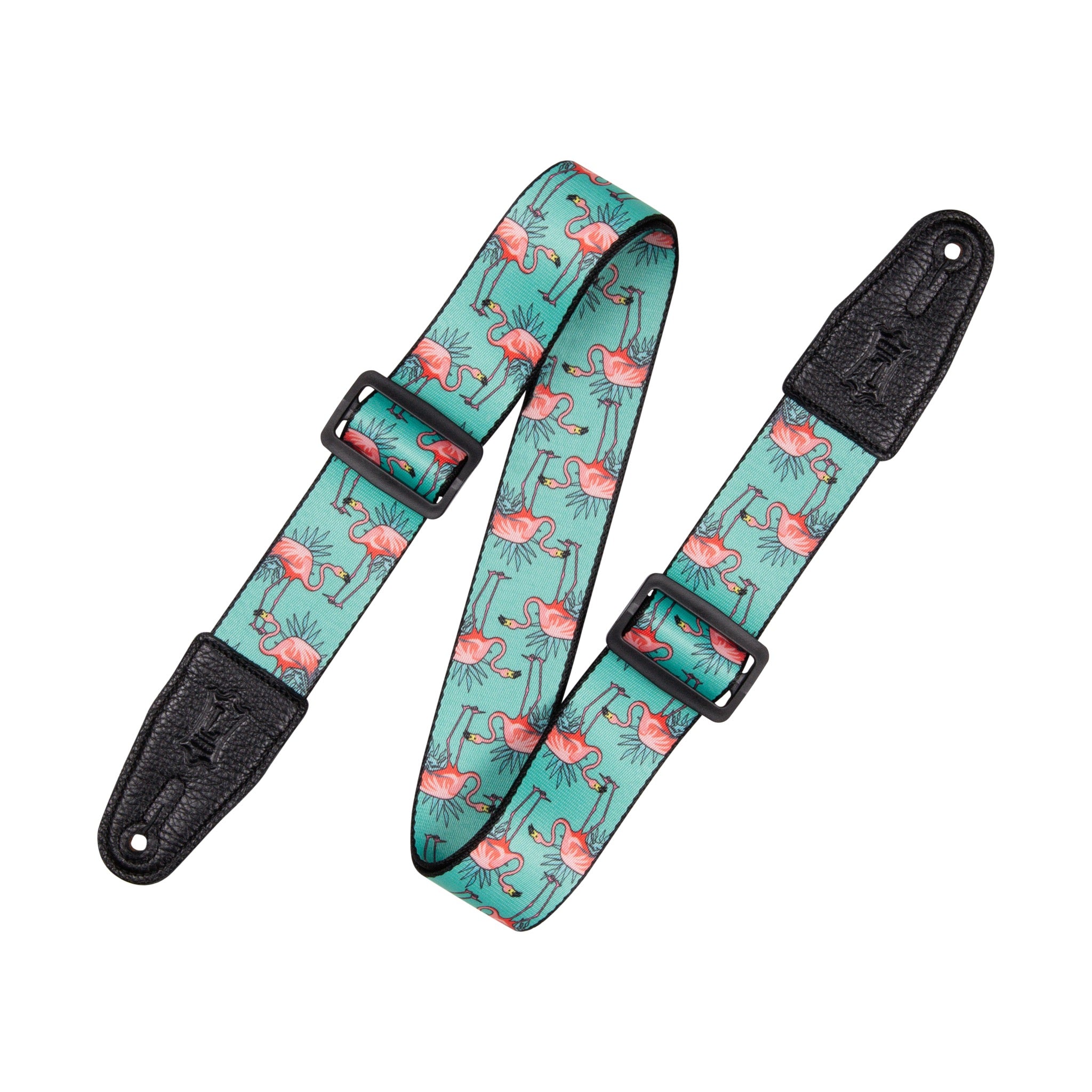 Levy's MPD2-121 Polyester Guitar Strap – Flamingos