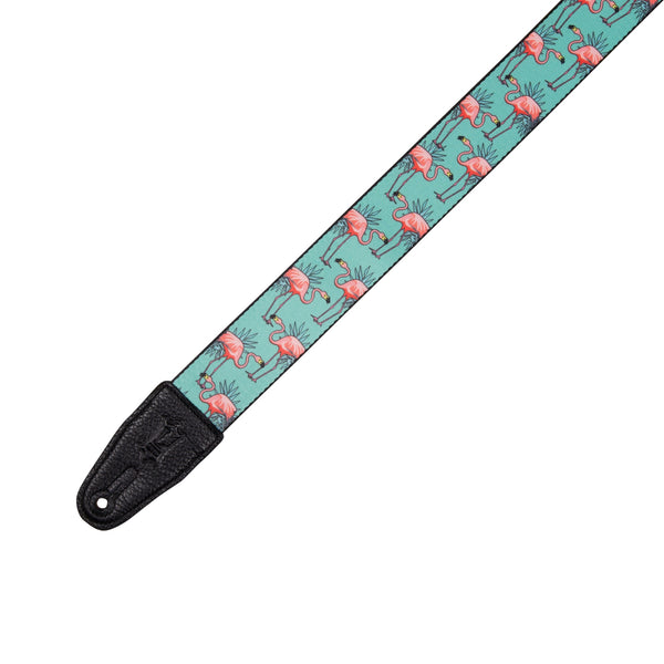 Levy's MPD2-121 Polyester Guitar Strap – Flamingos