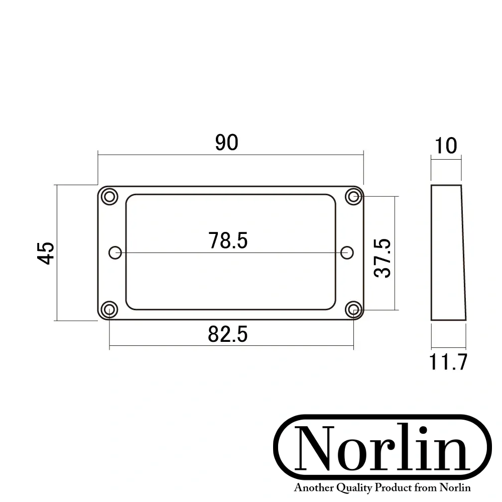 Humbucker Pickup Tapered Mounting Ring (Cream) for Gibson® Guitars