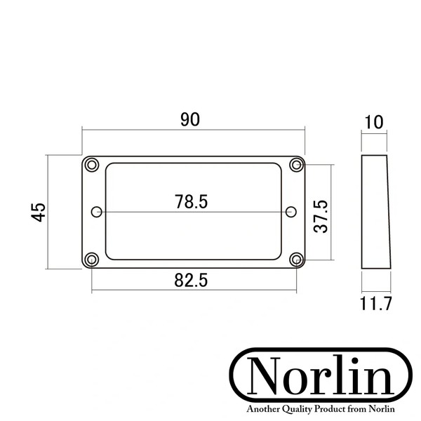 Humbucker Pickup Tapered Mounting Ring (Cream) for Gibson® Guitars