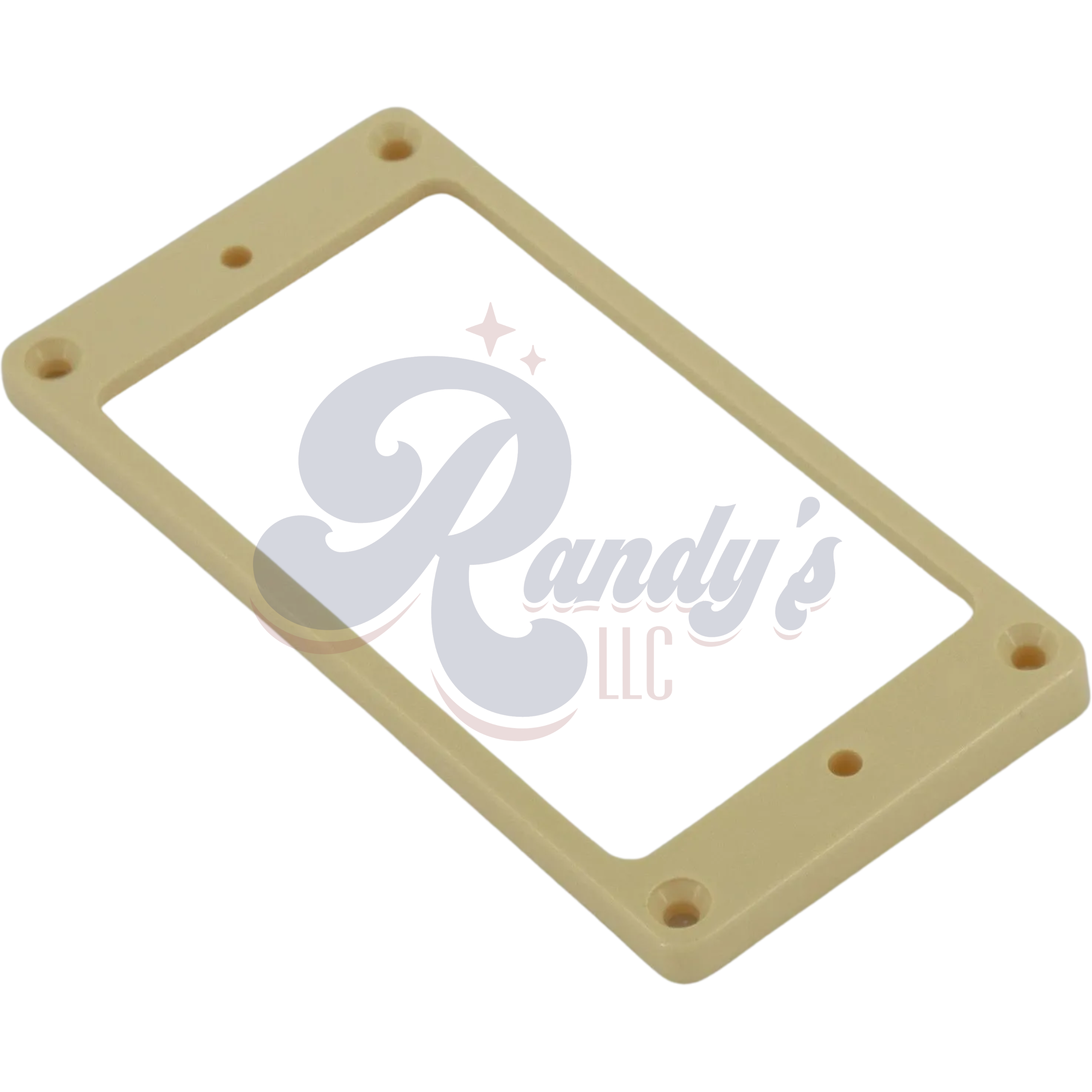 Humbucker Pickup Carved-Top Mounting Ring (Cream) for Gibson® Guitars