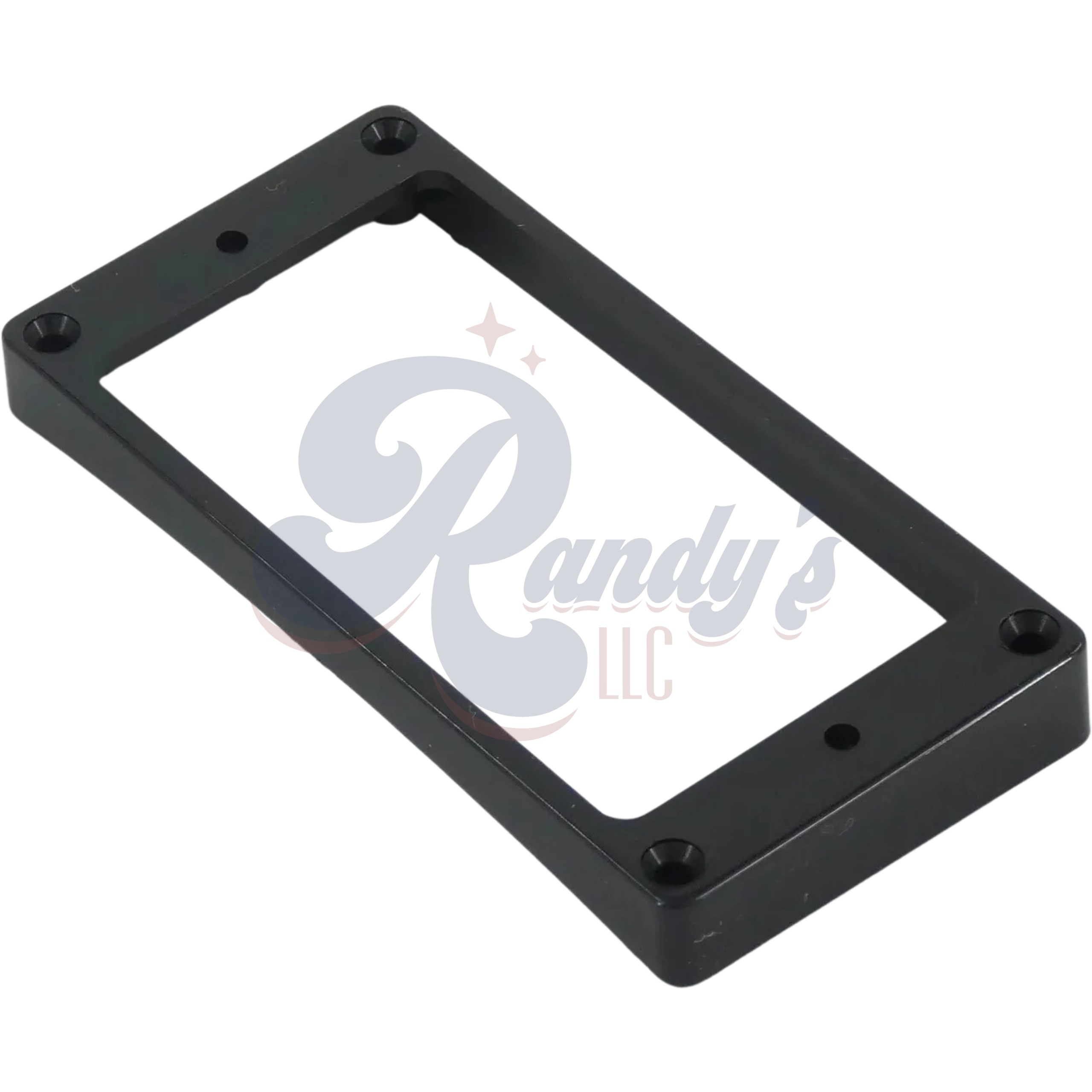 Humbucker Pickup Carved-Top Mounting Ring (Black) for Gibson® Guitars