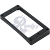 Humbucker Pickup Carved-Top Mounting Ring (Black) for Gibson® Guitars