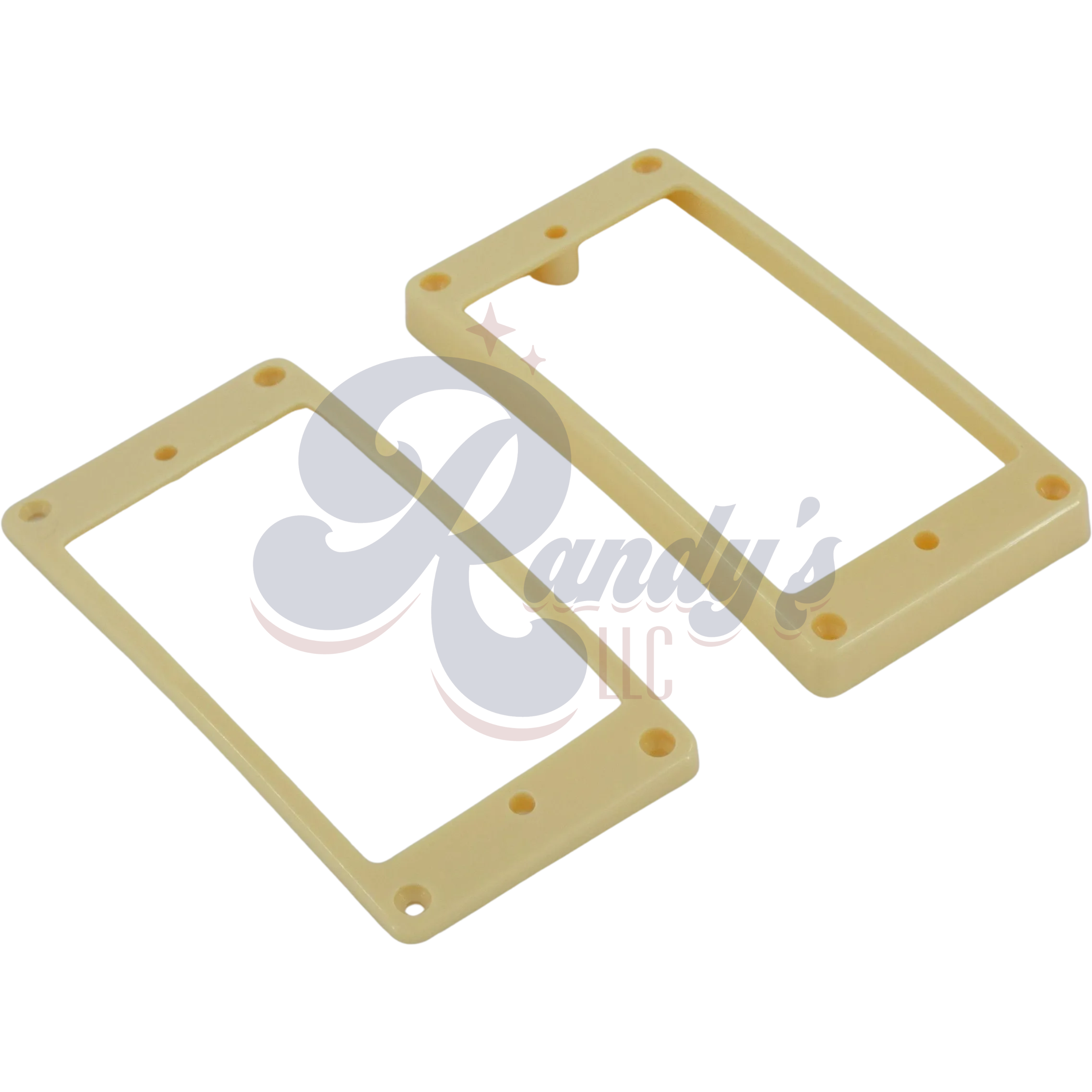 Humbucker Mounting Ring (Tapered w/ Curved Top & Bottom) Cream - CLOSEOUT