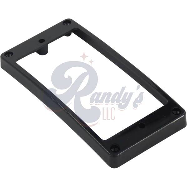 Humbucker Mounting Ring (Tapered w/ Curved Top & Bottom) Black - CLOSEOUT