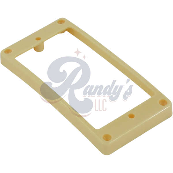 Humbucker Mounting Ring (Tapered w/ Curved Top & Bottom) Cream - CLOSEOUT