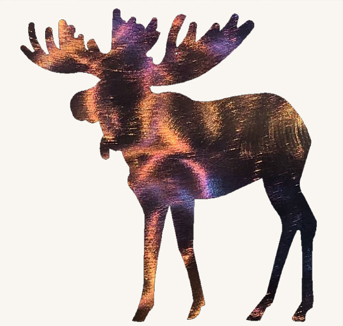 Moose Metal Wall Art
