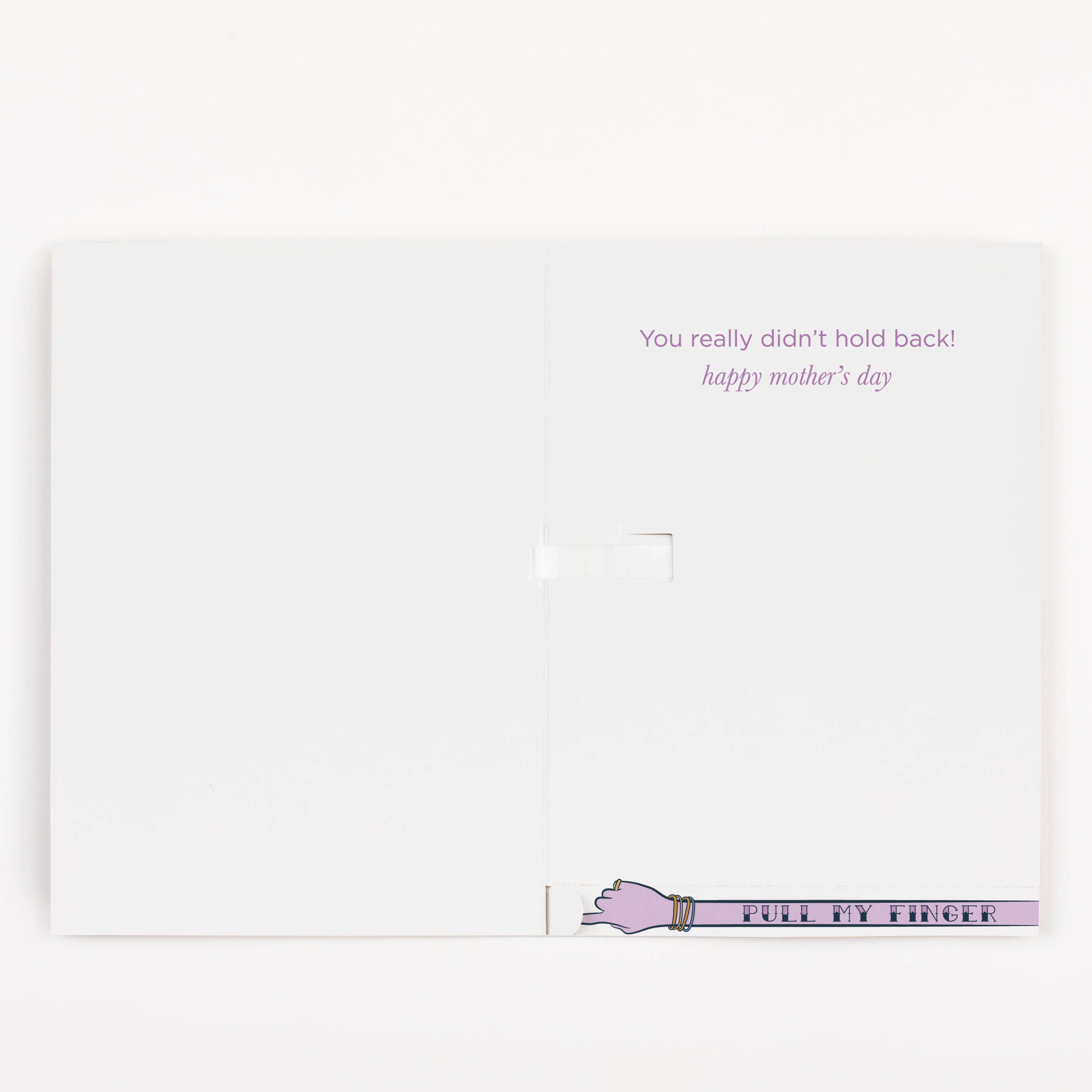 Endless Mother's Day Fart Card with Pull Surprise
