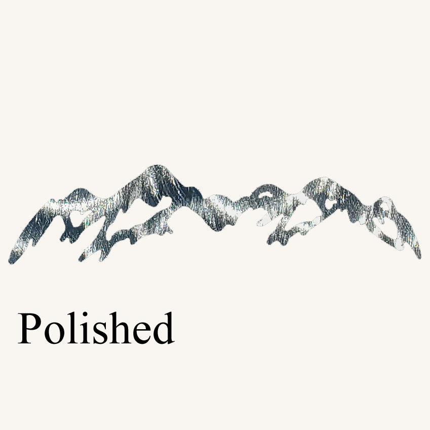 Colorado Mountain Scape Metal Art