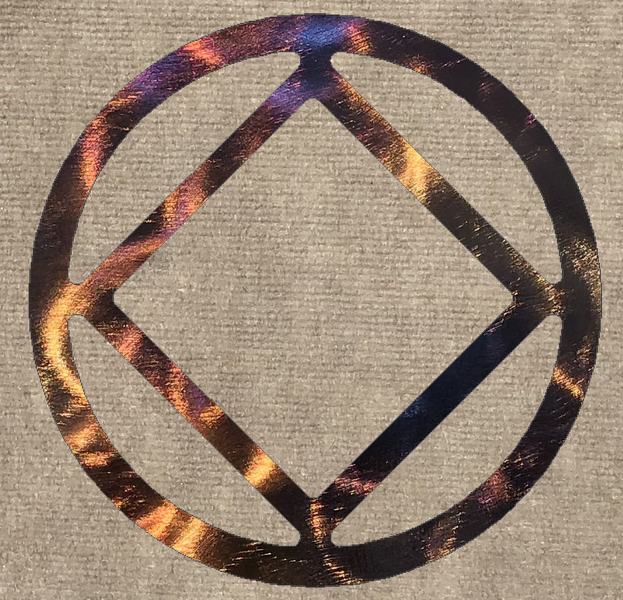 Sobriety Symbol Metal Art