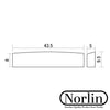 Brass Shaped Blank Nut for Gibson® Guitars