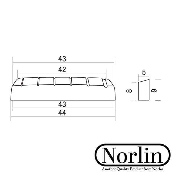 Brass Shaped & Slotted Nut for Gibson® Guitars