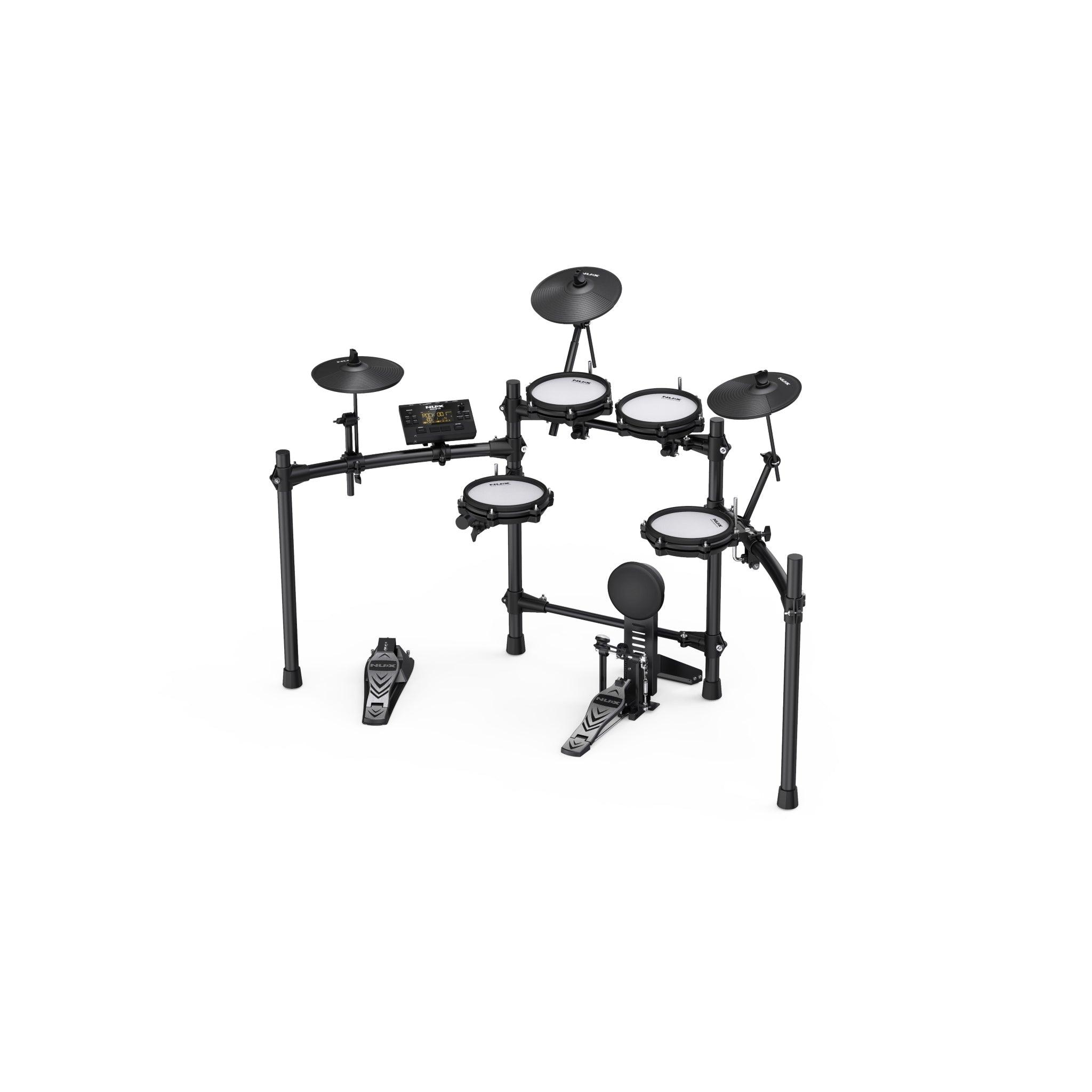 Nux Model DM-210 All Mesh Head Digital Electronic Drum Set Kit