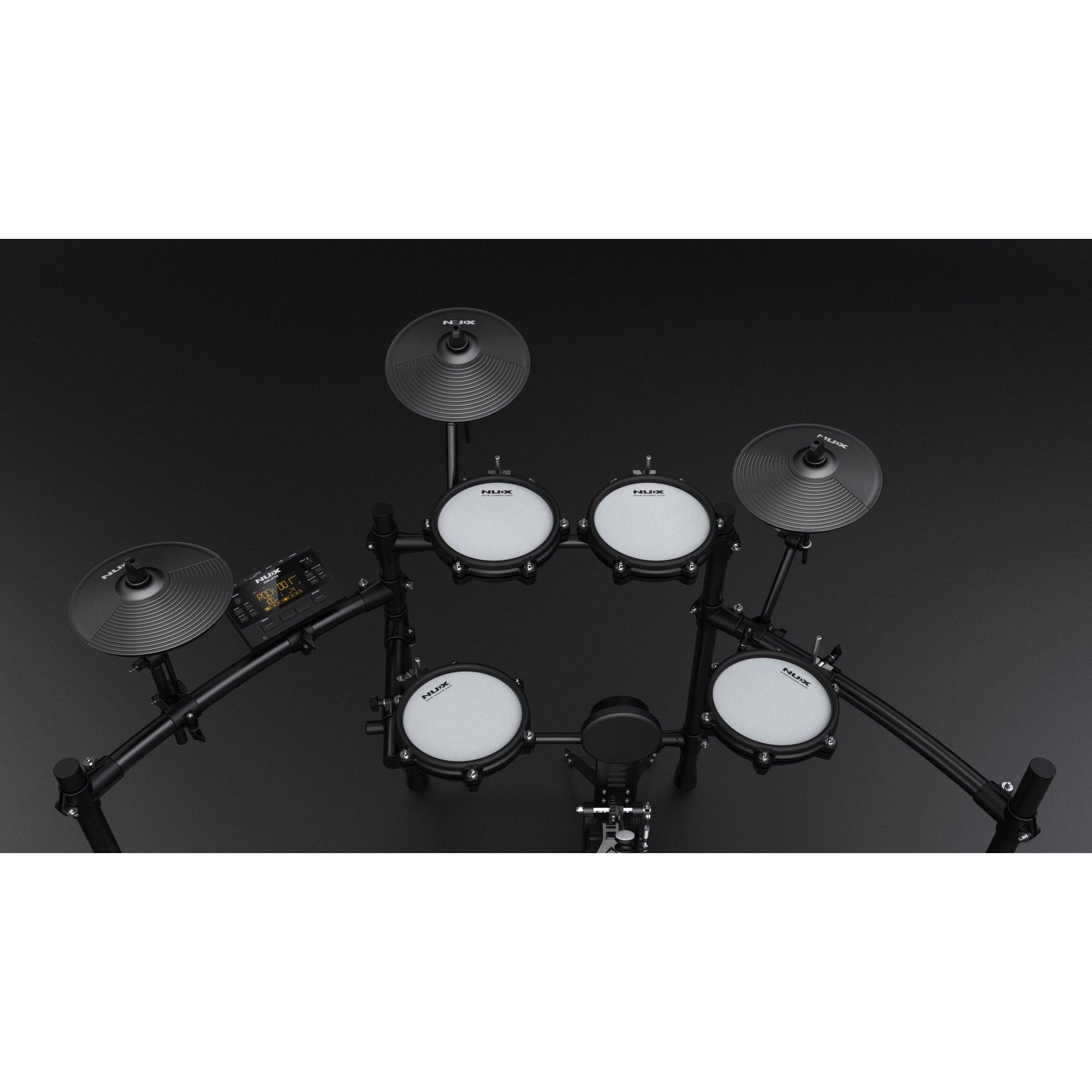 Nux Model DM-210 All Mesh Head Digital Electronic Drum Set Kit