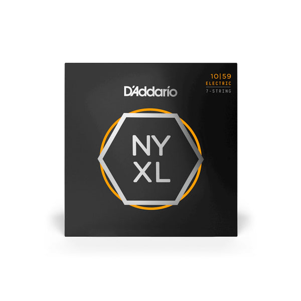 D'Addario NYXL1059 Nickel Wound Electric Guitar Strings 7-String Regular (10-59)