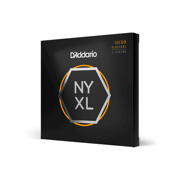 D'Addario NYXL1059 Nickel Wound Electric Guitar Strings 7-String Regular (10-59)