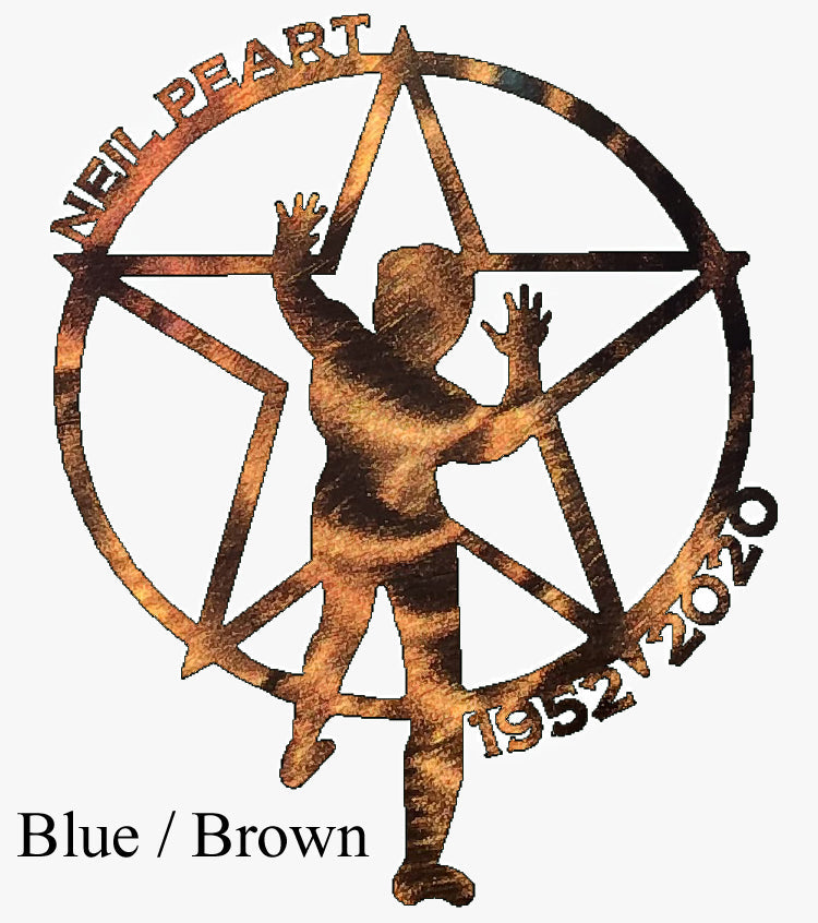 Neil Peart of Rush Tribute Metal Art