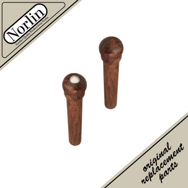 Rosewood Bridge Pins for Gibson® Acoustic Guitars (6-Pack)