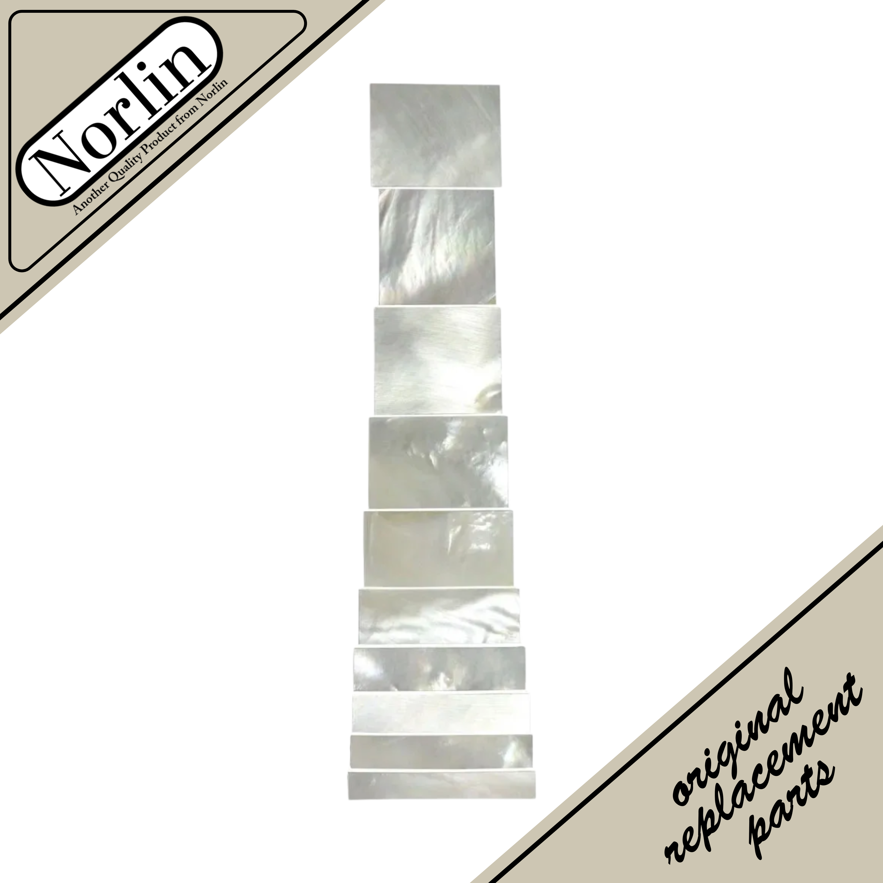Mother of Pearl Block Fingerboard Inlays & Position Markers for Gibson® Custom Guitars