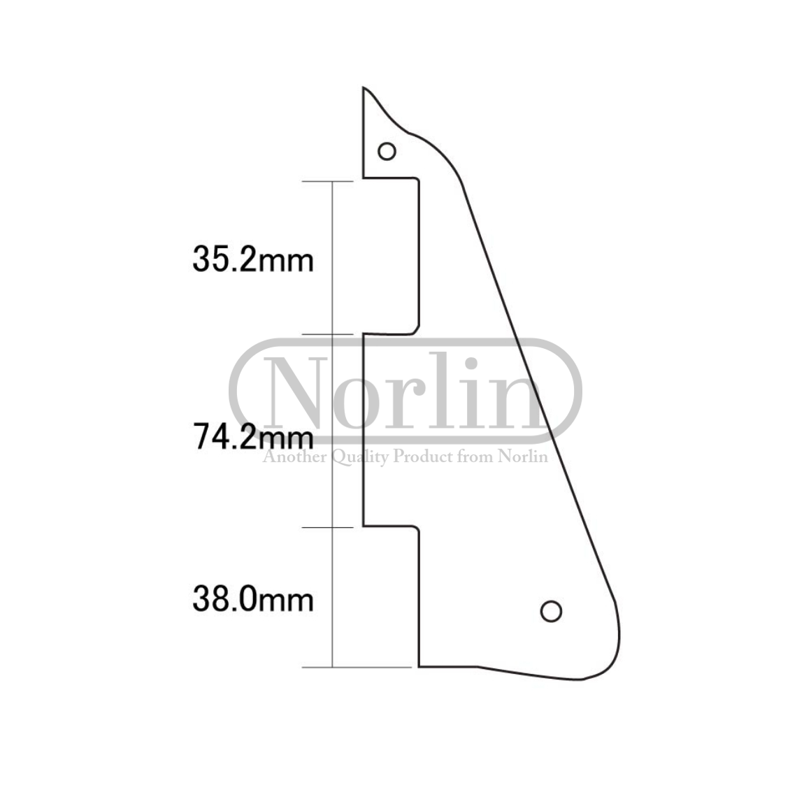 Historic Pickguard for '56 R6 1956 Gibson® Les Paul® Reissue Guitars