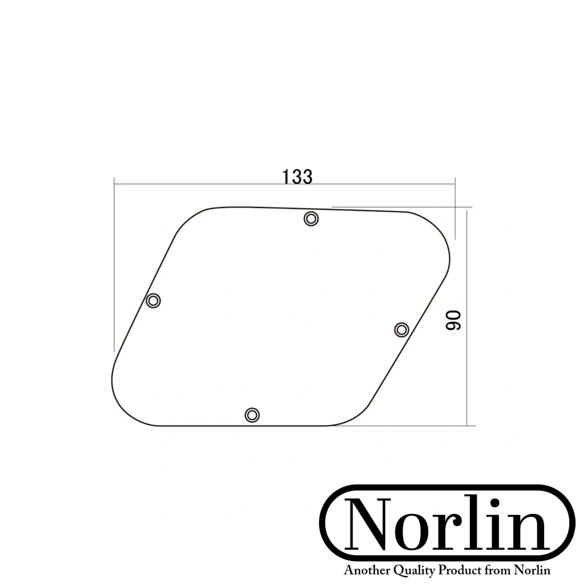 Historic Diamond Back Plate for Gibson® Les Paul® Reissue Guitars