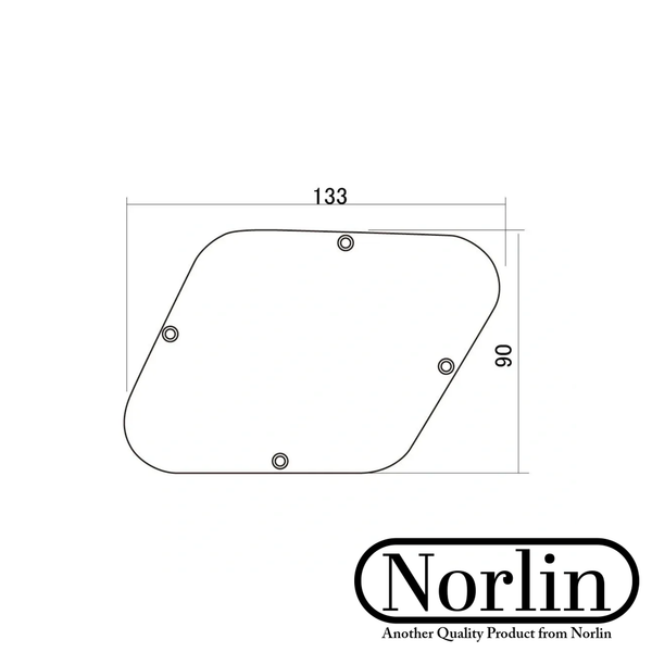 Historic Diamond Back Plate for Gibson® Les Paul® Reissue Guitars