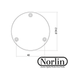 Historic Round Control Switch Cover for Gibson® Les Paul® Reissue Guitars