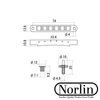 Nashville Tune-O-Matic Bridge w/ 4mm Posts for Gibson® Guitars