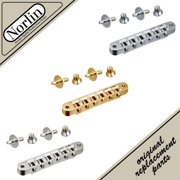 Nashville Tune-O-Matic Bridge w/ 4mm Posts for Gibson® Guitars