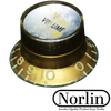 Aged Relic Top Hat Reflector Tone & Volume Knob for Gibson® Guitars (Inch)