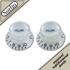 Embossed Low Top Hat Reflector Volume MOD Knob for Gibson® Guitars