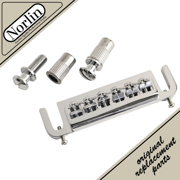 Adjustable Wraparound Bridge for Gibson® Guitars - Compare to Leo Quan Badass Bridge