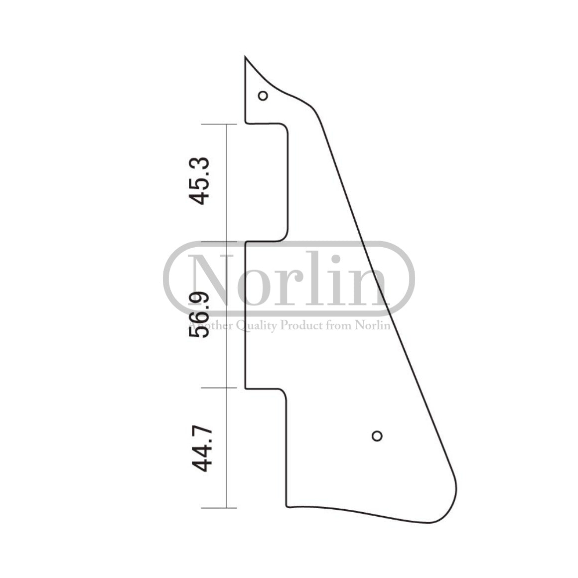 Historic Pickguard for '59 R9 1959 Gibson® Les Paul® Reissue Guitars