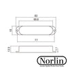 Plastic Single Coil Pickup Cover w/ No Holes for Fender® & Gibson® Guitars