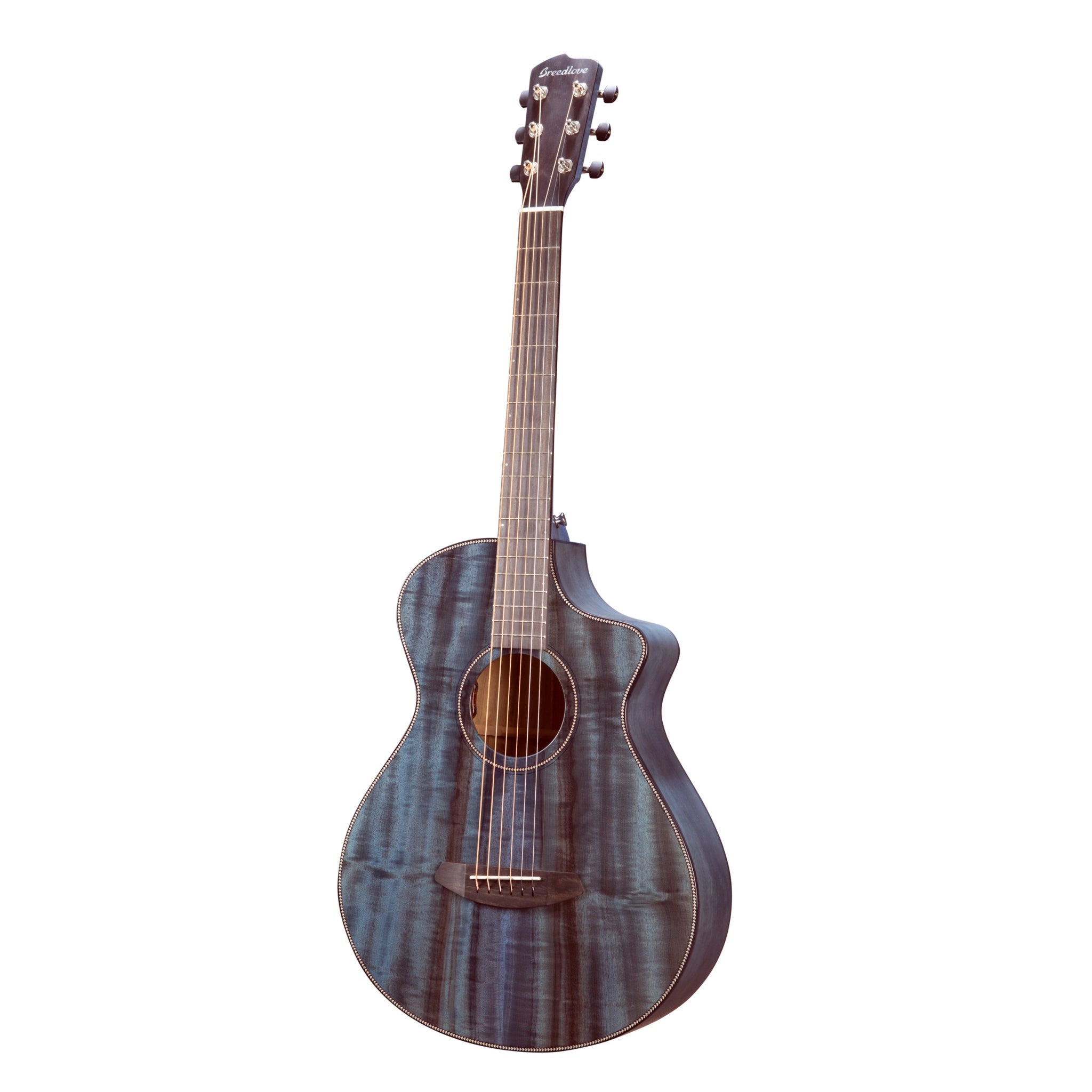 Breedlove Oregon Myrtlewood Oregon Parlor Concertina Stormy Night CE Myrtlewood-Myrtlewood — front angle