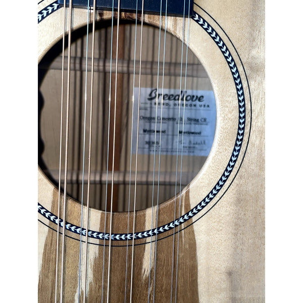 Breedlove Oregon Dreadnought Concerto 12-String CE Myrtlewood-Myrtlewood - CASE INCLUDED